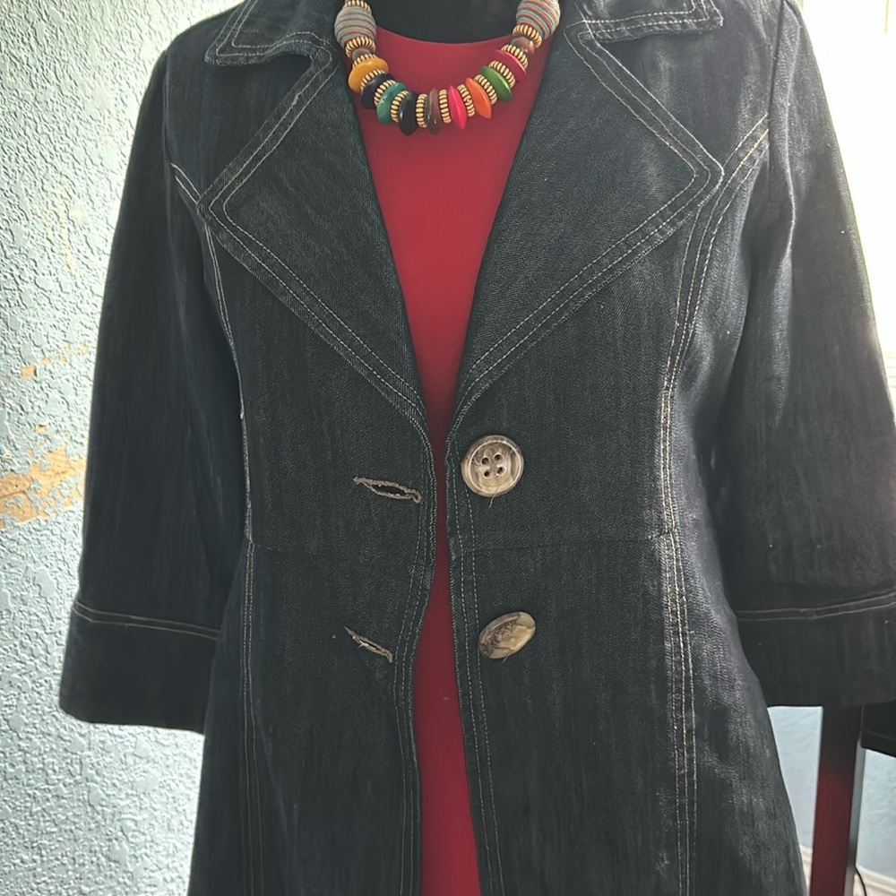 Long light Jean jacket..